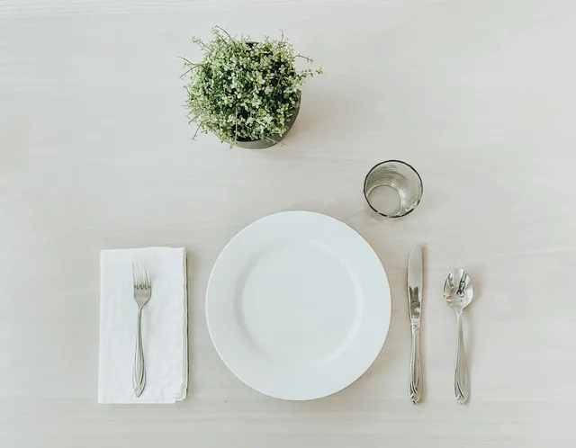Detalle de flor de mesa