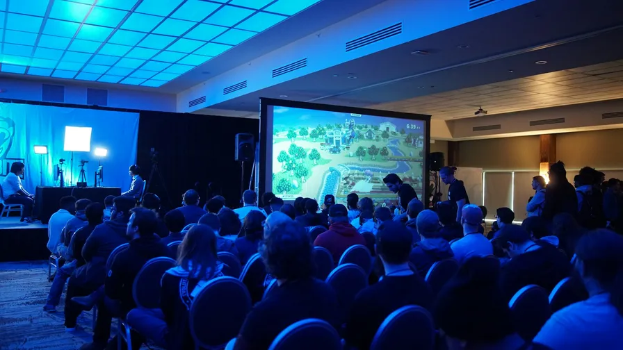Cena de gala con mesas montadas